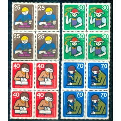 ALEMANIA BDR. Sc B508/B509 JUVENTUD SERIE CUADROS. U$ 24.00