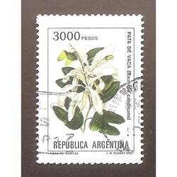 ARGEN1982 (1382a) FLORES: PATA DE VACA  FOSFO  USADA
