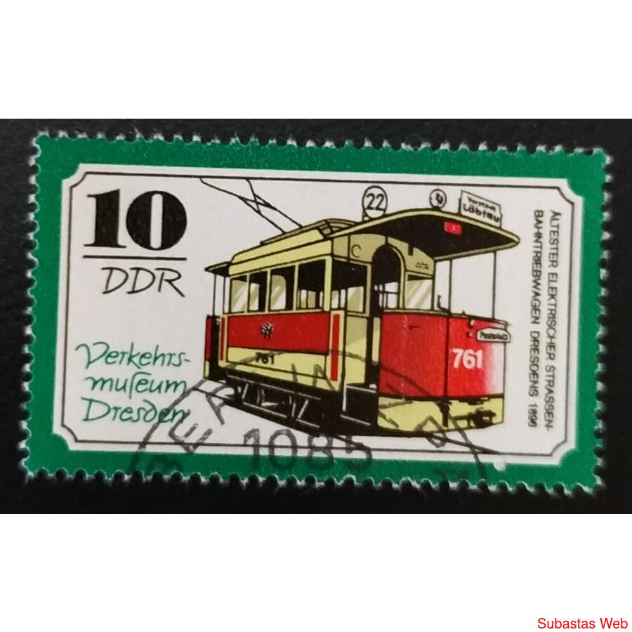 ALEMANIA DDR 1977; SCOTT 1844 UDADA