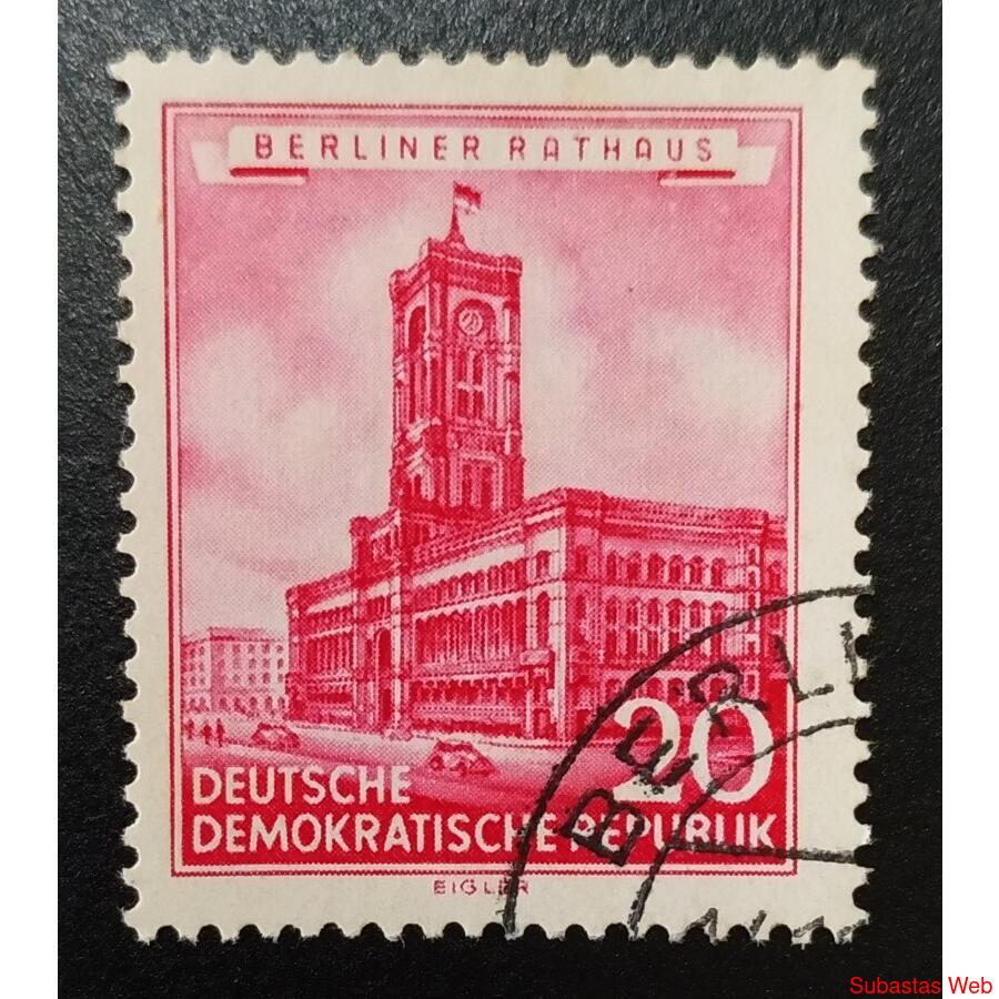 ALEMANIA DDR 1955; SCOTT 268 USADA