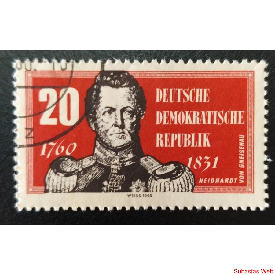 ALEMANIA DDR 1960; SCOTT 518 USADA