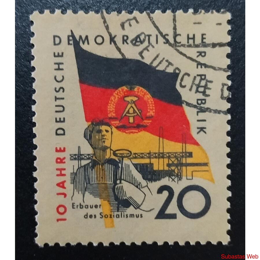 ALEMANIA DDR 1959; SCOTT 459 USADA.