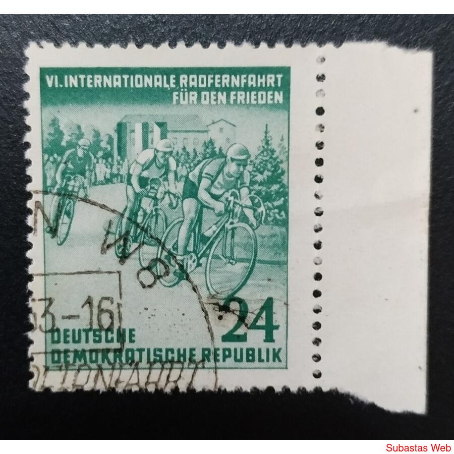 ALEMANIA DDR 1953; SCOTT 148 USADA