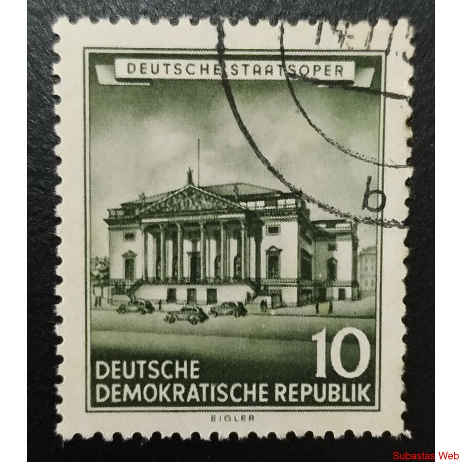 ALEMANIA DDR 1955; SCOTT 266 USADA