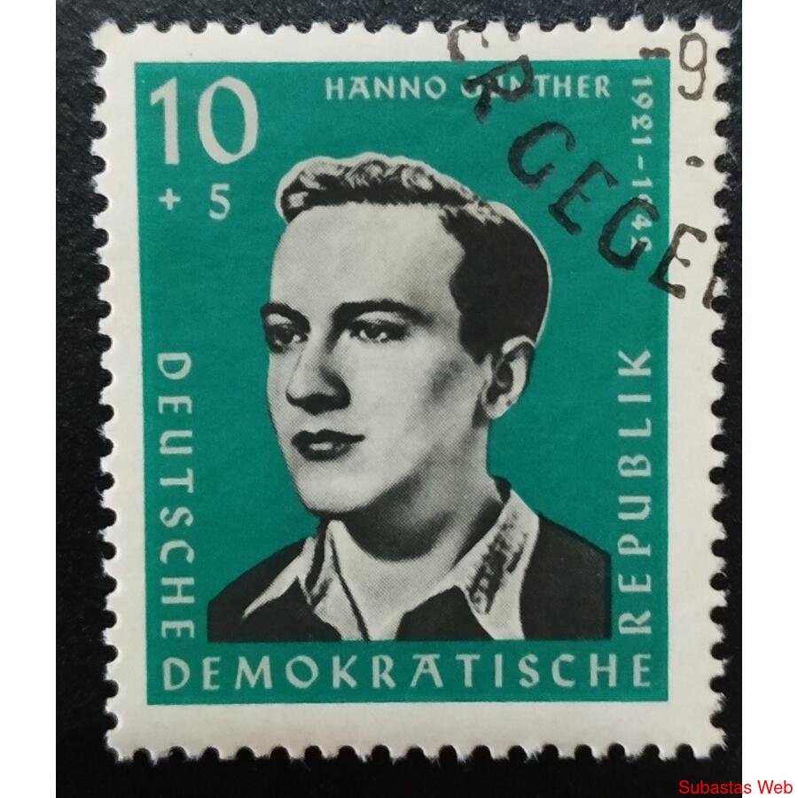 ALEMANIA DDR 1961; SCOTT B72, USADA,
