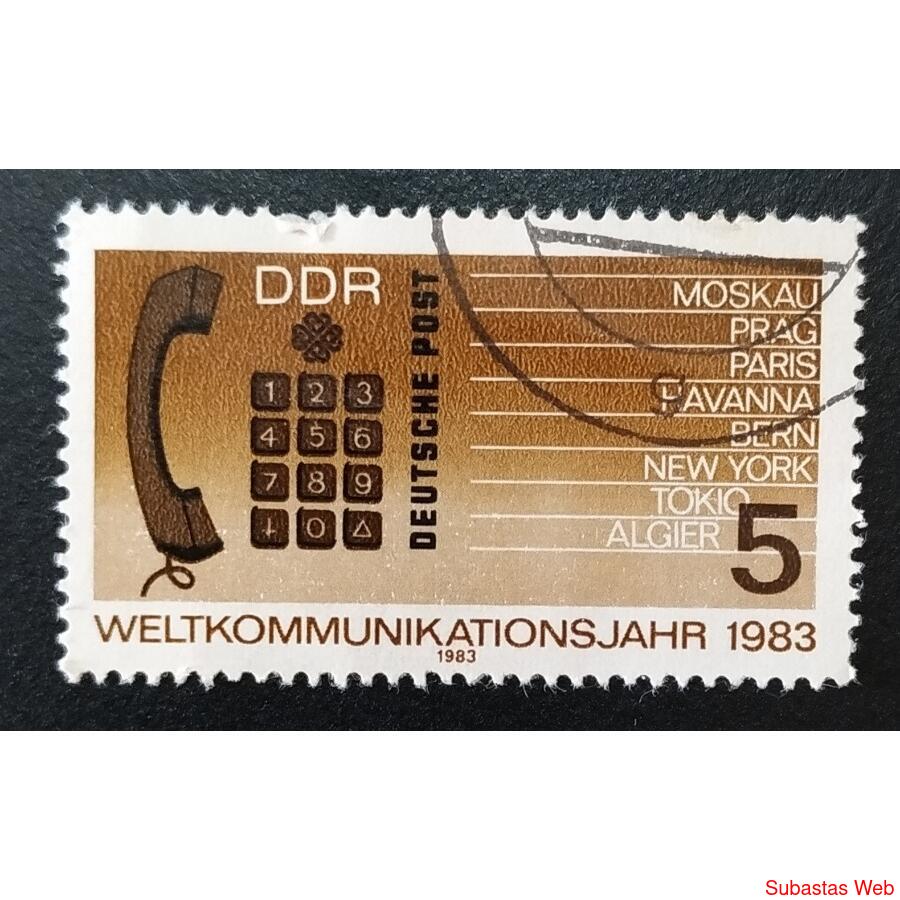 ALEMANIA DDR 1983; SCOTT 2319, USADA