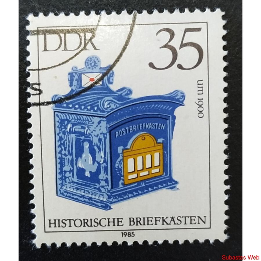 ALEMANIA DDR 1985; SCOTT 2458, USADA,