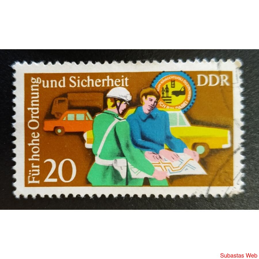 ALEMANIA DDR 1976; SCOTT 1680, USADA