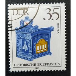 ALEMANIA DDR 1985; SCOTT 2458, USADA,