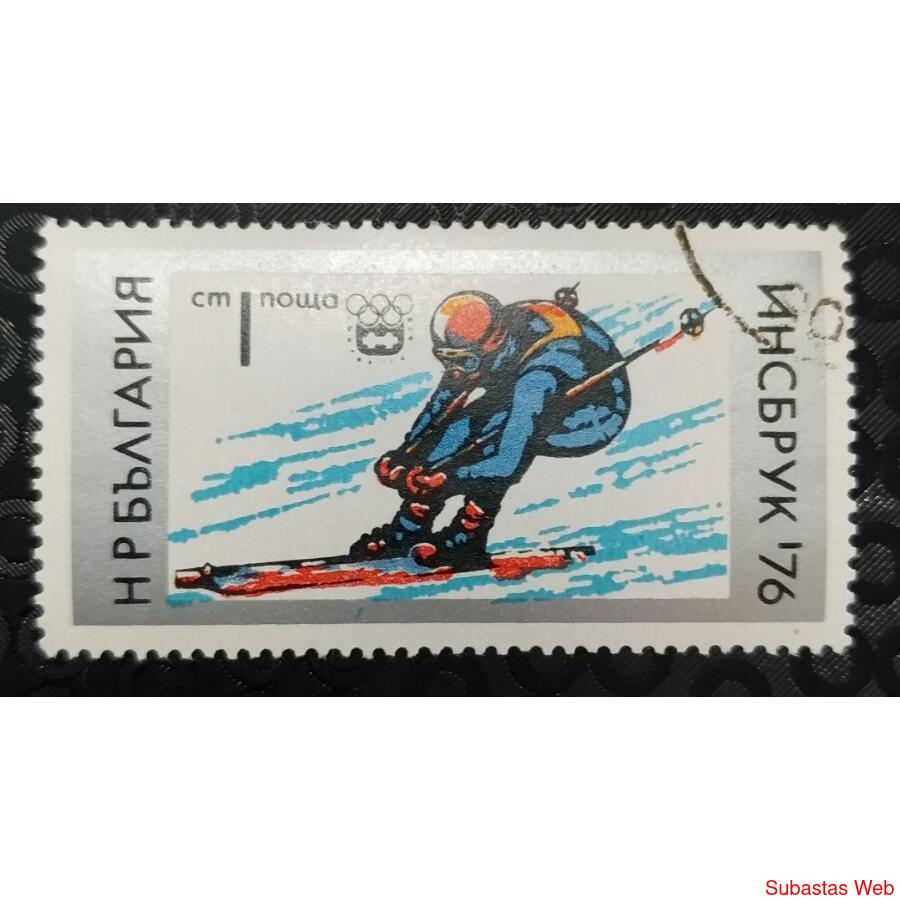 BULGARIA 1976; SCOTT 2293, usada c/goma