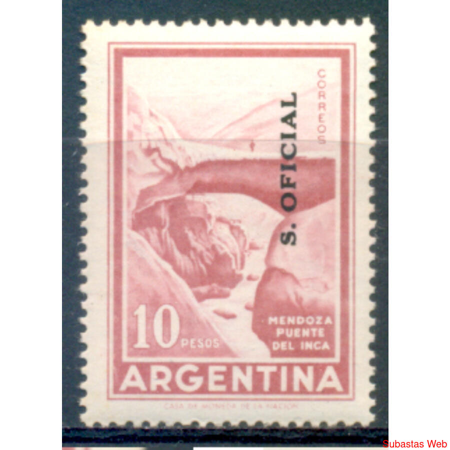SERVICIO OFICIAL GJ751 PUENTE del INCA. SELLO NUEVO U$3.75