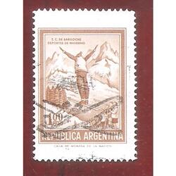ARGENTINA 1972(914) BARILOCHE FILI CASA MONEDA  USADA