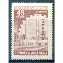 SERVICIO OFICIAL GJ763 INDUSTRIA $ 45. SELLO MINT. U$ 3.00