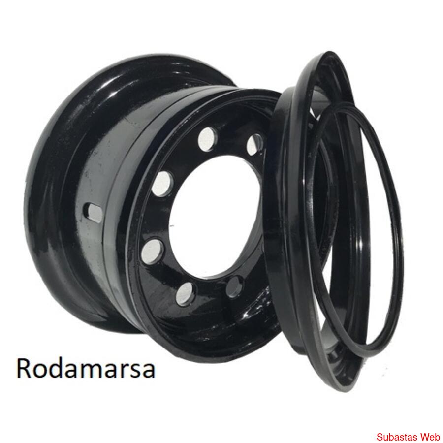 LLANTA 12 X 16.5 CON ARO Y SEGURO rodamarsa