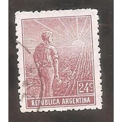 ARGENTINA 1912(186) LABRADOR  FILI HV  ALEMAN  USADA