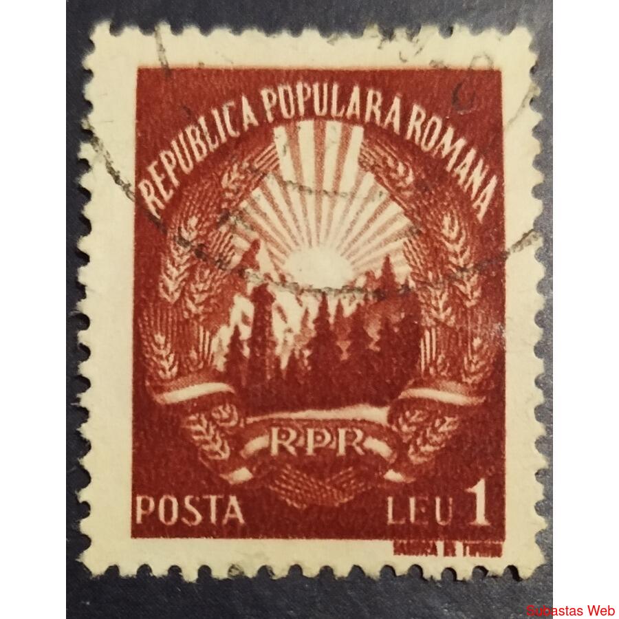 RUMANIA AÑO 1948, SCOTT 698B, USADA