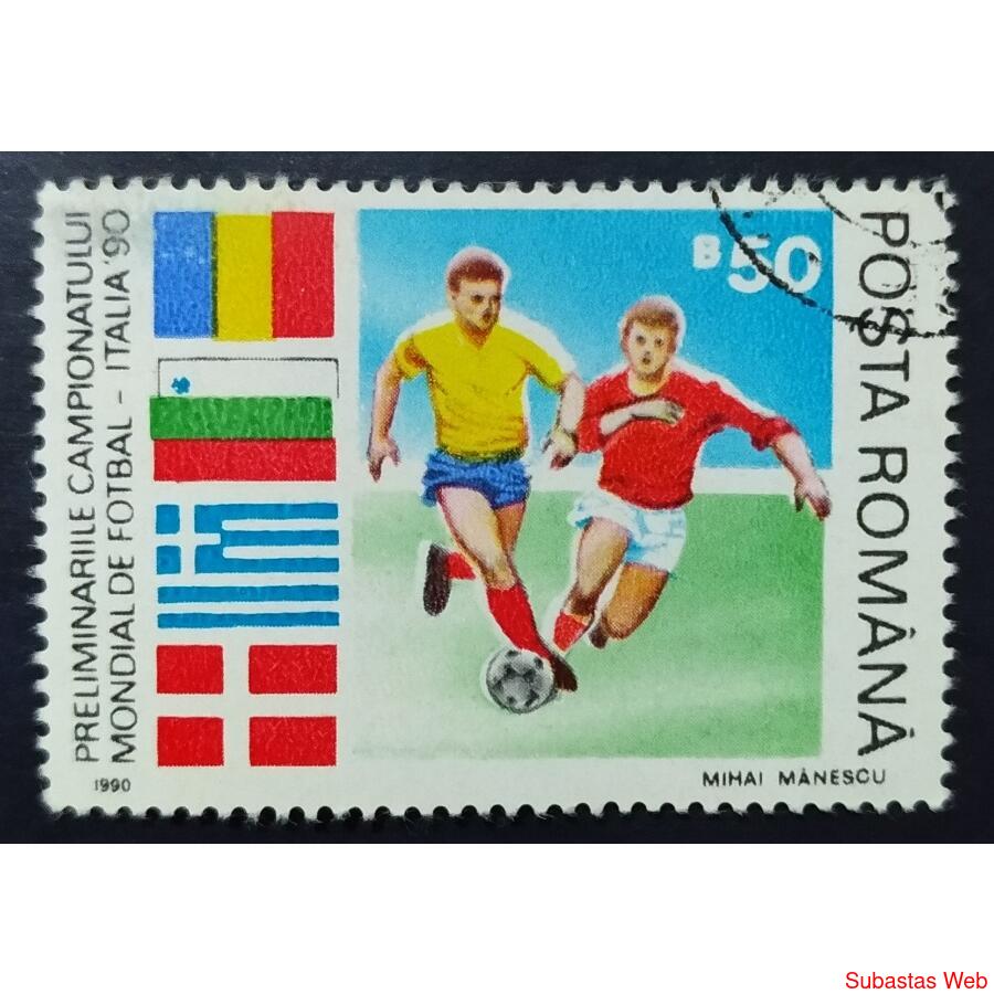 RUMANIA AÑO 1990, SCOTT 3595, USADA