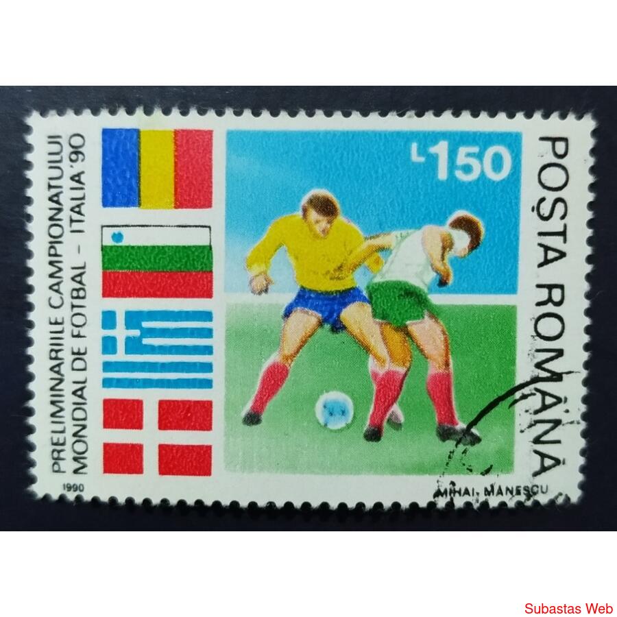 RUMANIA AÑO 1990, SCOTT 3596, USADA