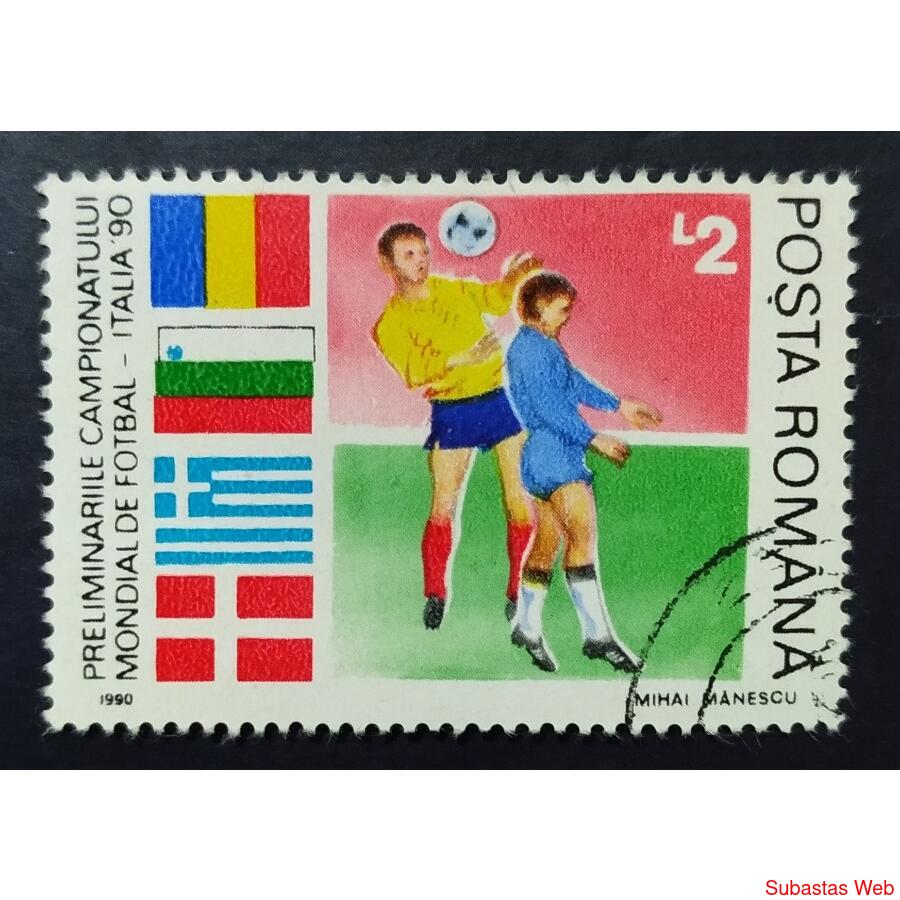 RUMANIA AÑO 1990, SCOTT 3597, USADA