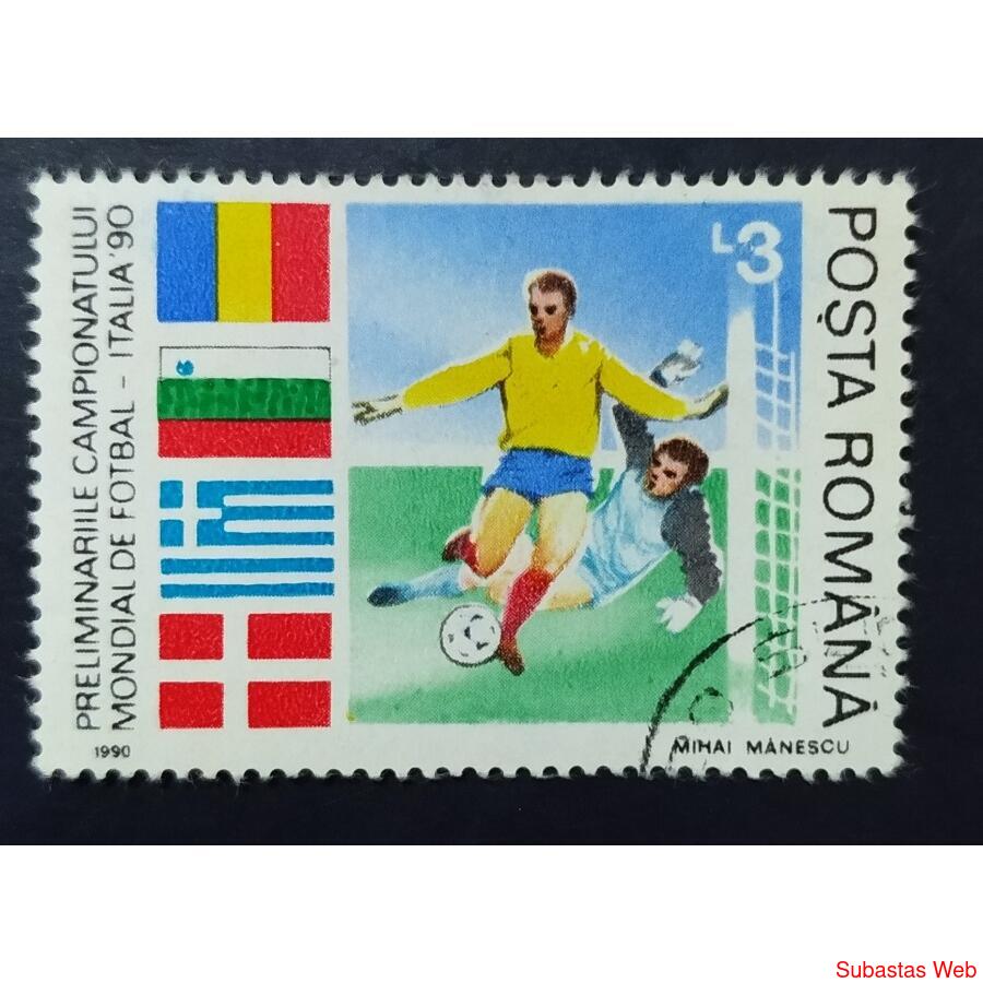 RUMANIA AÑO 1990, SCOTT 3598, USADA