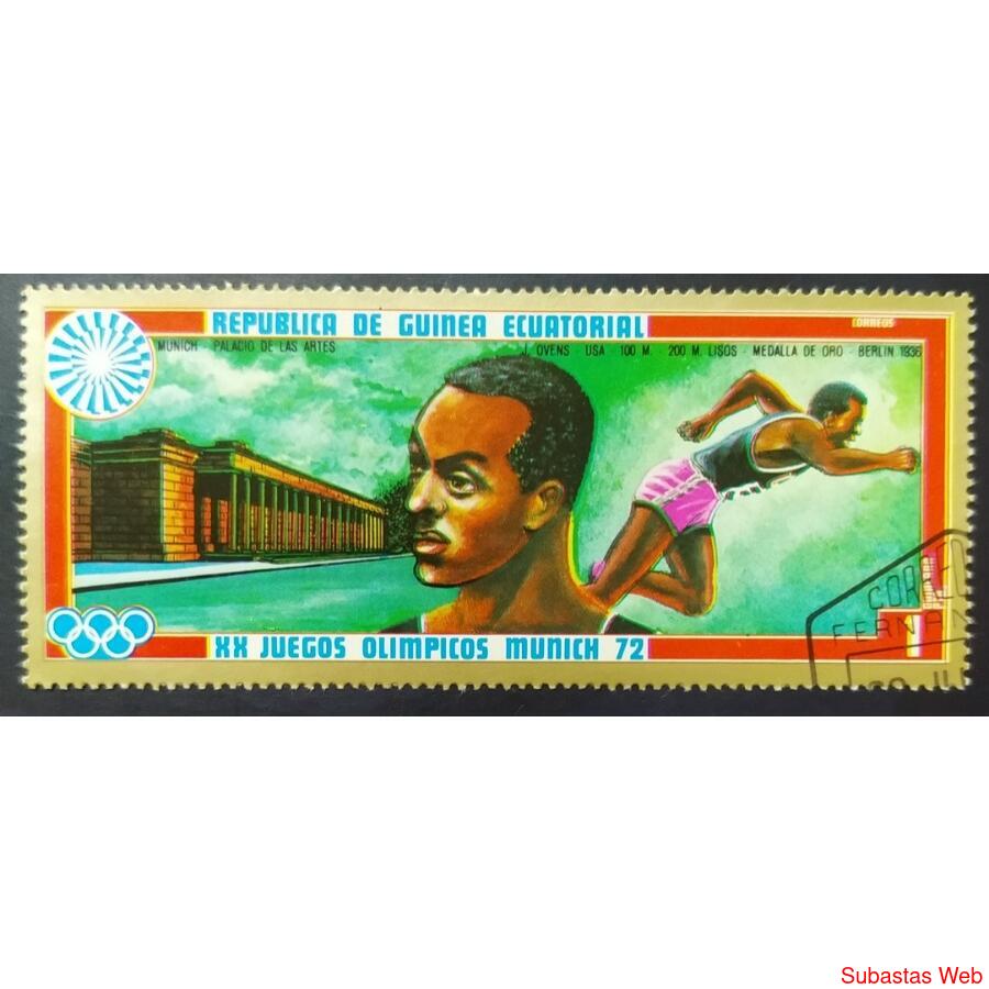 GUINEA ECUATORIAL AÑO 1972, MICHEL 81, USADA