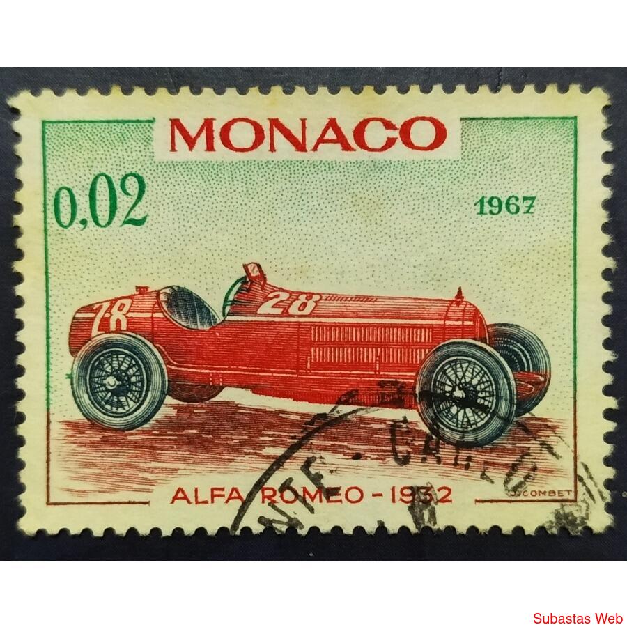 MONACO AÑO 1967, SCOTT 649, USADA