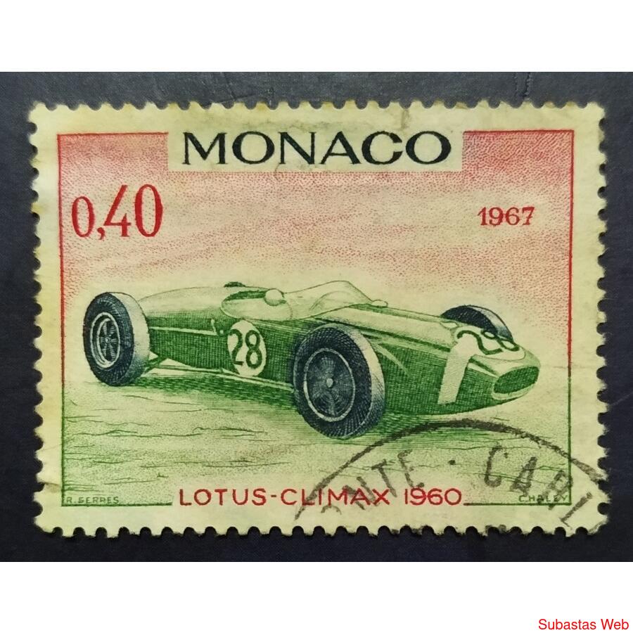 MONACO AÑO 1967, SCOTT 656, USADA