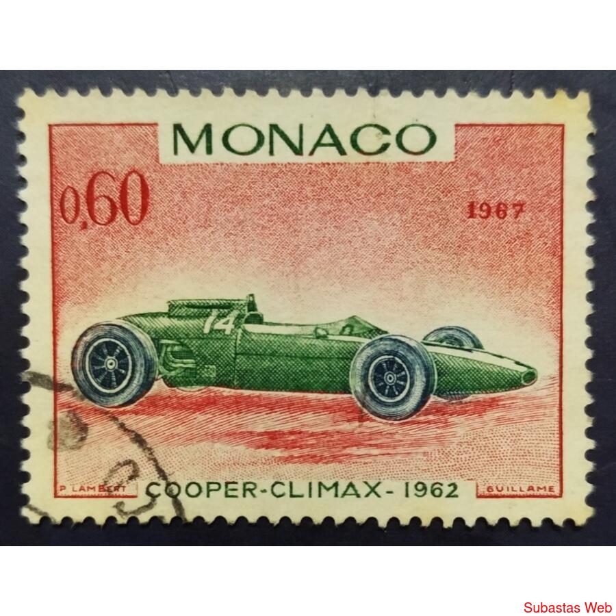 MONACO AÑO 1967, SCOTT 658, USADA