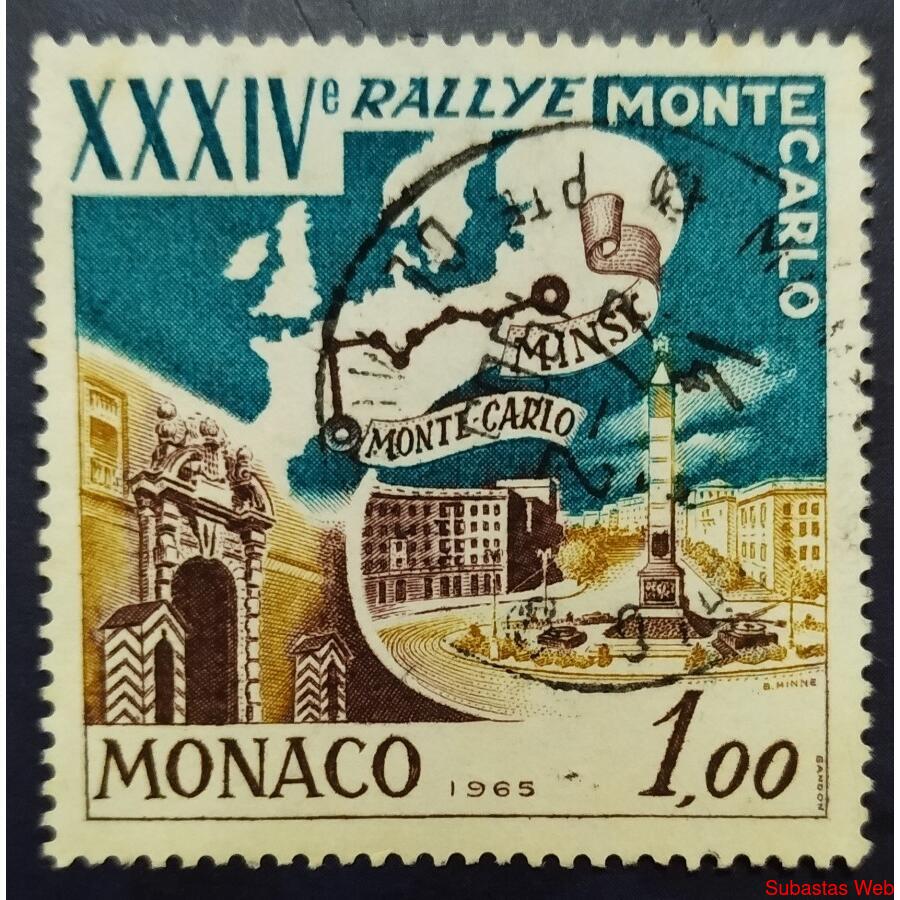 MONACO AÑO 1964, SCOTT 600, USADA
