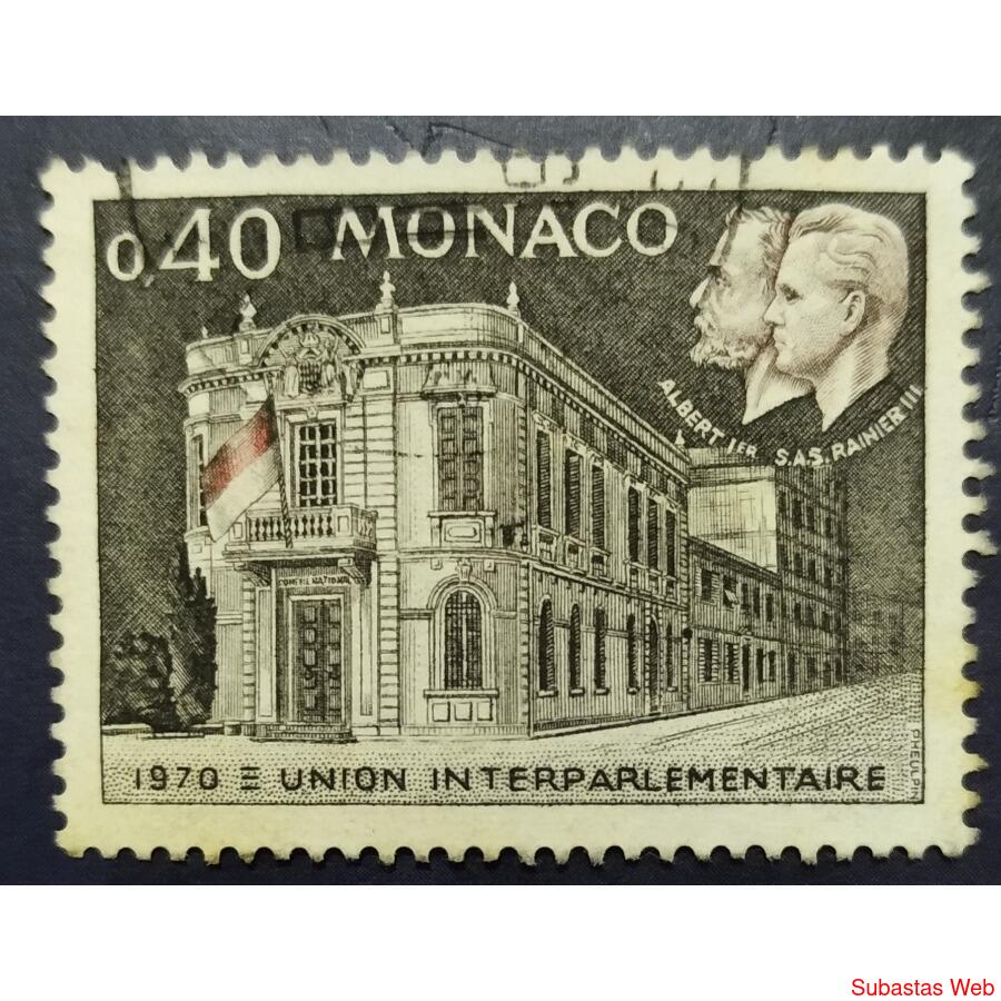 MONACO AÑO 1970, SCOTT 752, USADA