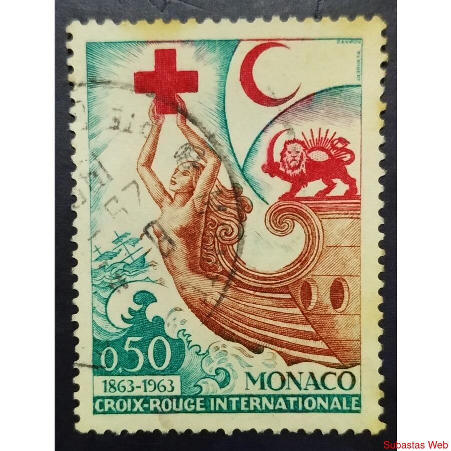 MONACO AÑO 1963, SCOTT 536, USADA