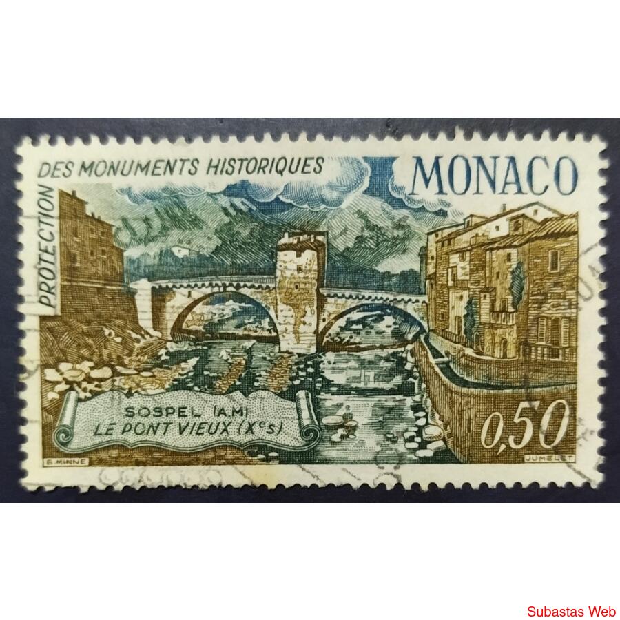 MONACO AÑO 1971, SCOTT 800, USADA