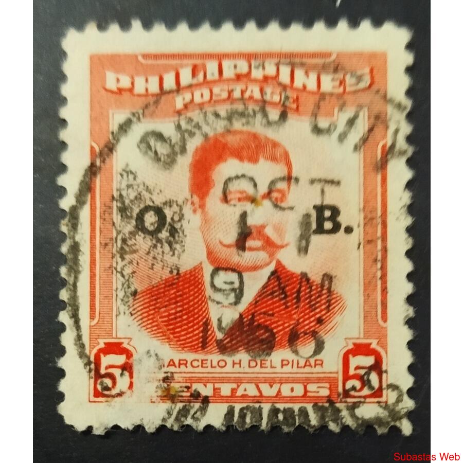 FILIPINAS AÑO 1952, SCOTT O58, USADA