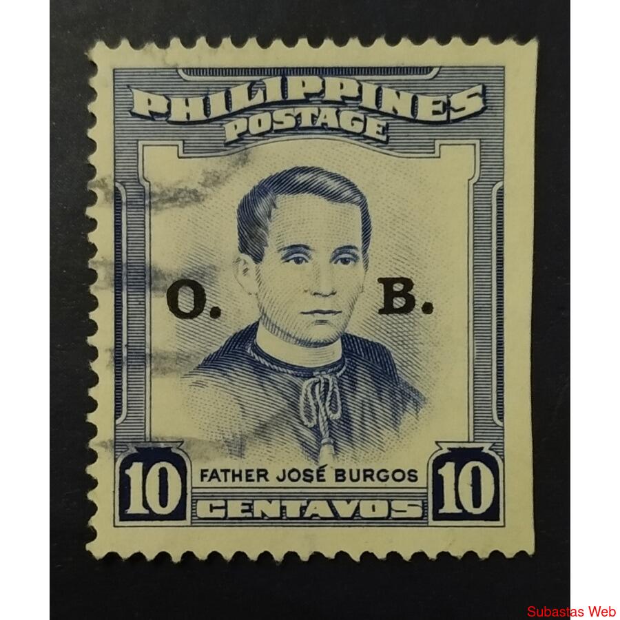 FILIPINAS AÑO 1952, SCOTT O59, USADA