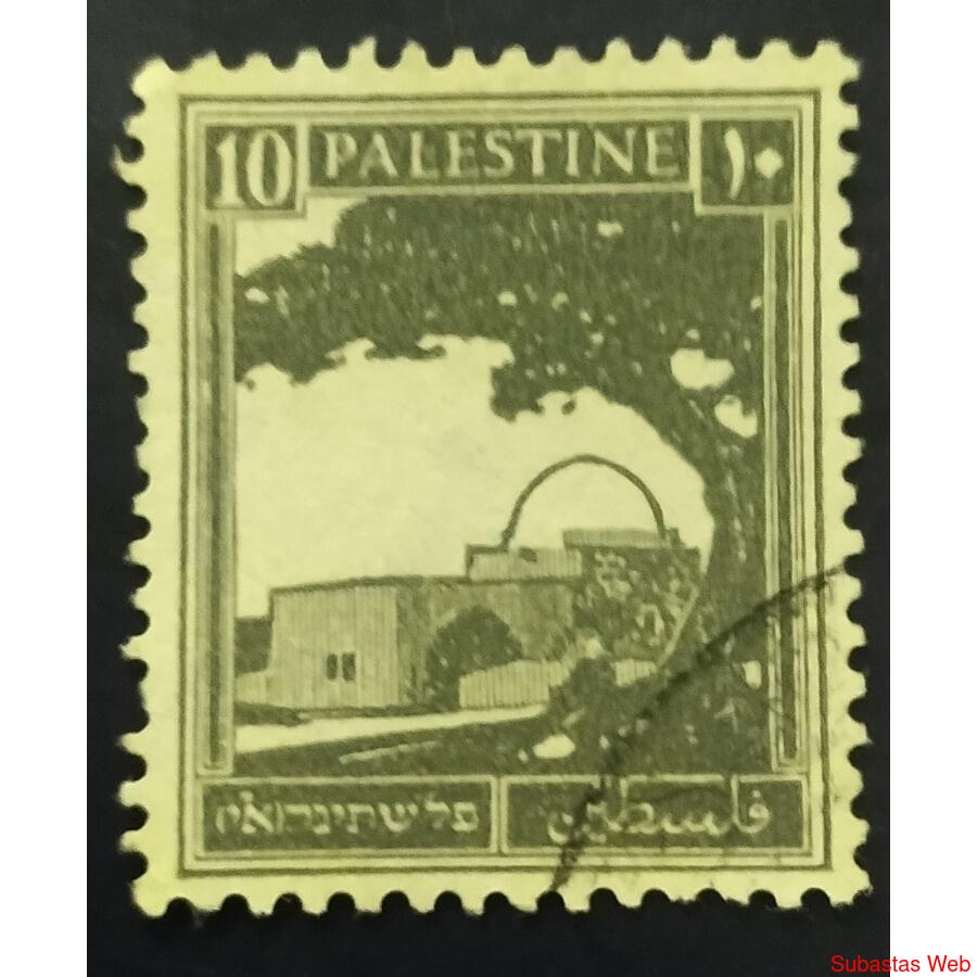 PALESTINA AÑO 1927, SCOTT 63, USADA