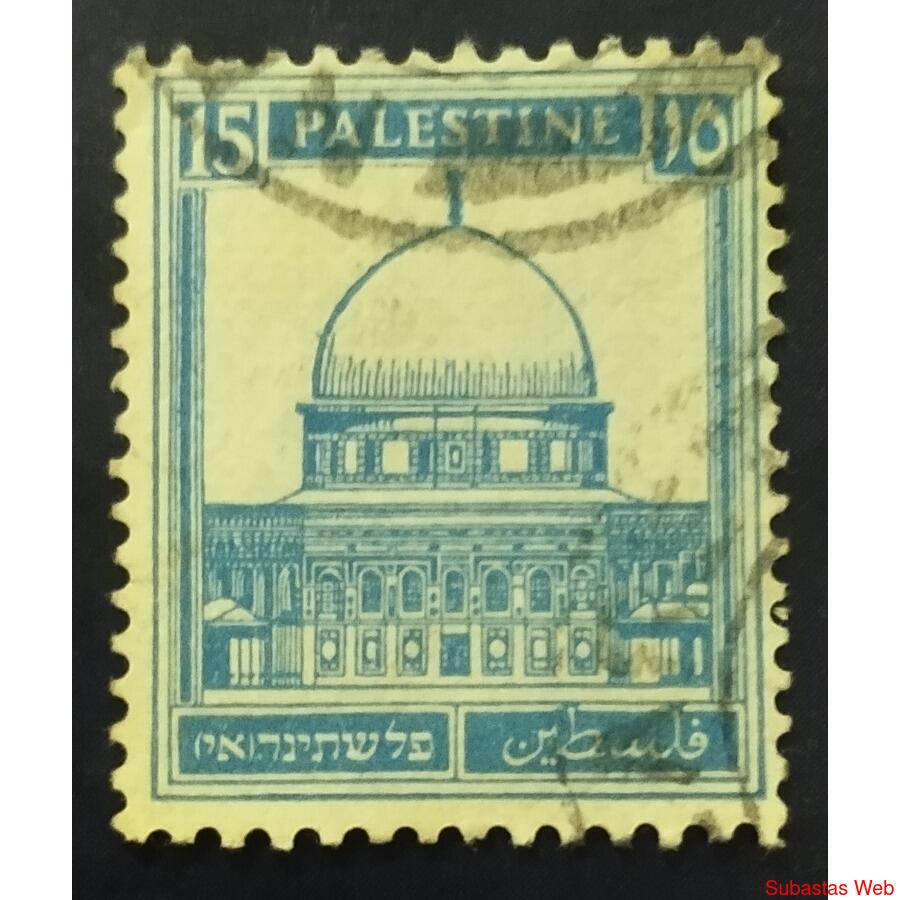 PALESTINA AÑO 1927, SCOTT 76, USADA