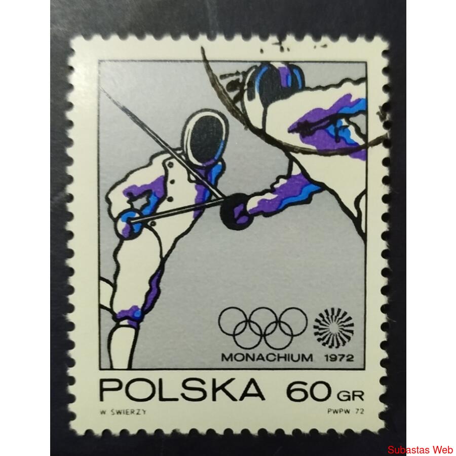 POLONIA AÑO 1972, SCOTT 1881, USADA