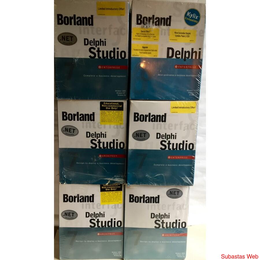 Software Borland C ++ License Delphi-5-6 7 ARCHITECT -Enterp