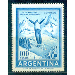 ARGENTINA GJ1148. ESQUIADOR $100 TIZADO IMPORTADO U$10.00