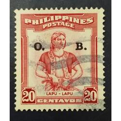 FILIPINAS AÑO 1955, SCOTT O60, USADA