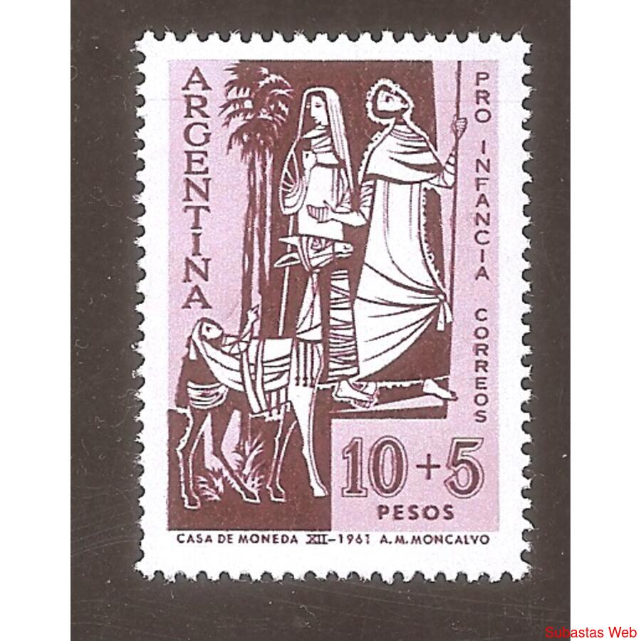 ARGENTINA 1961(654) PRO INFANCIA  MINT