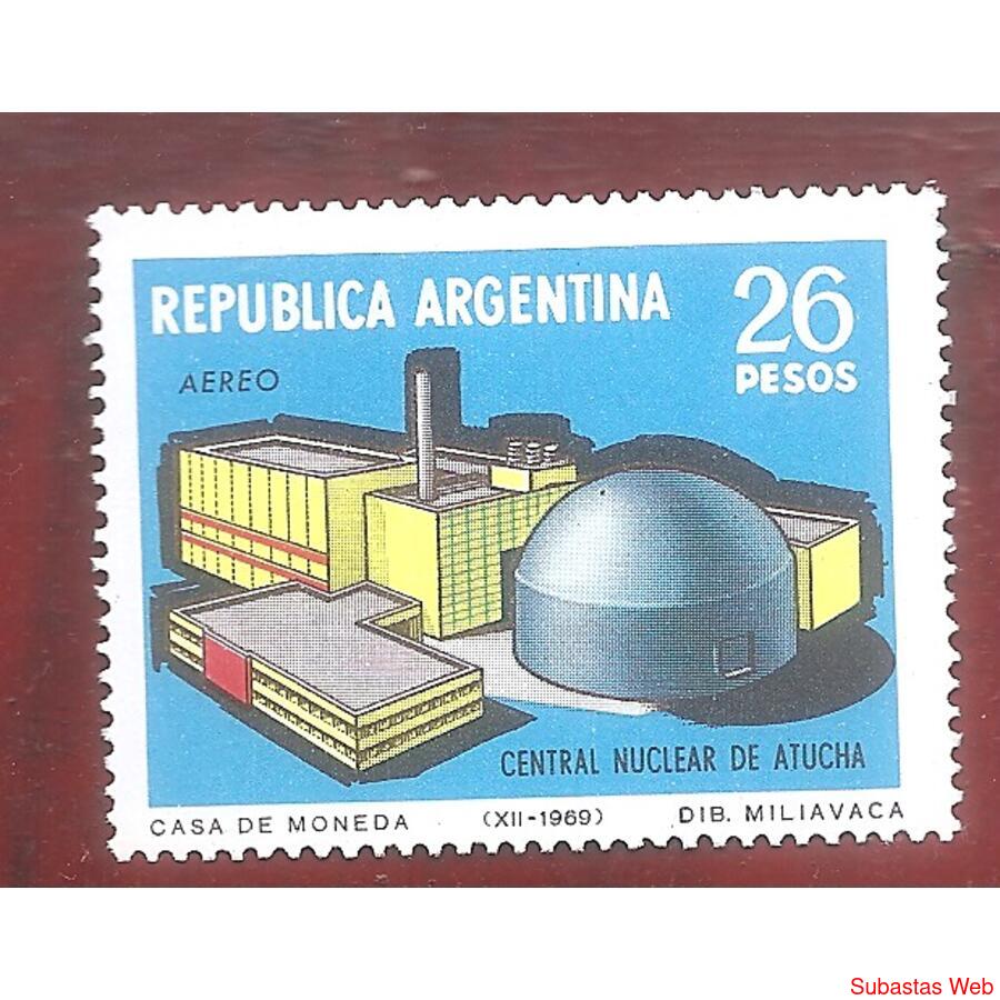 ARGENTINA 1969(A129) OBRAS DE INFRAESTRUCTURA MINT