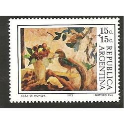 ARGENTINA 1973(950) DIA DEL FILATELISTA: PINTORES  MINT