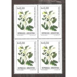 ARGENTINA 1983(1411) CUADRITO FLORES:PATA DE VACA MINT