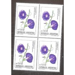 ARGENTINA 1985(1526) CUADRITO FLORES: CAMPANILLA  MINT