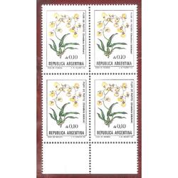 ARGENTINA 1985(1530) CUADRITO FLORES: FLOR DE PATITO MINT
