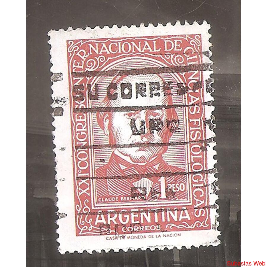 ARGENTINA 1959(MT599) CONGRESO DE FISIOLOGIA  USADA