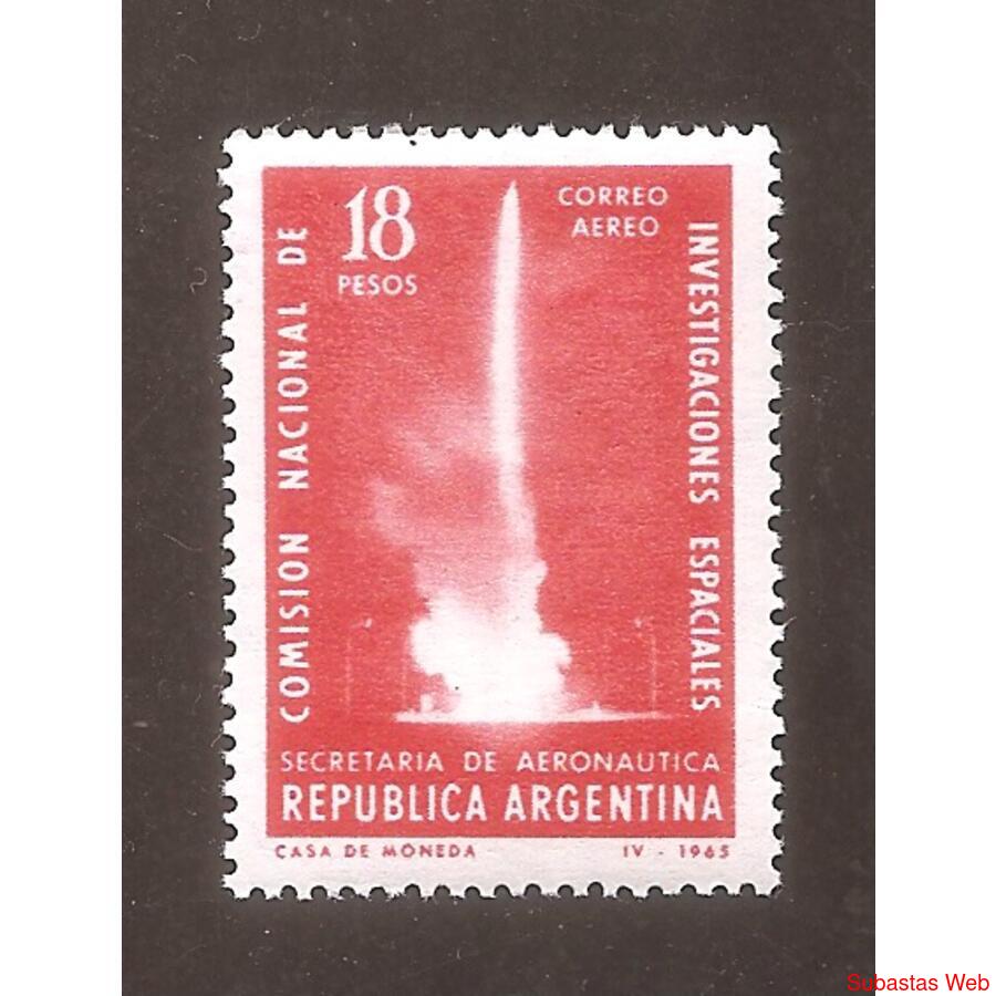 ARGENTINA 1965(A106) INESTIGACION DEL ESPACIO  NUEVA