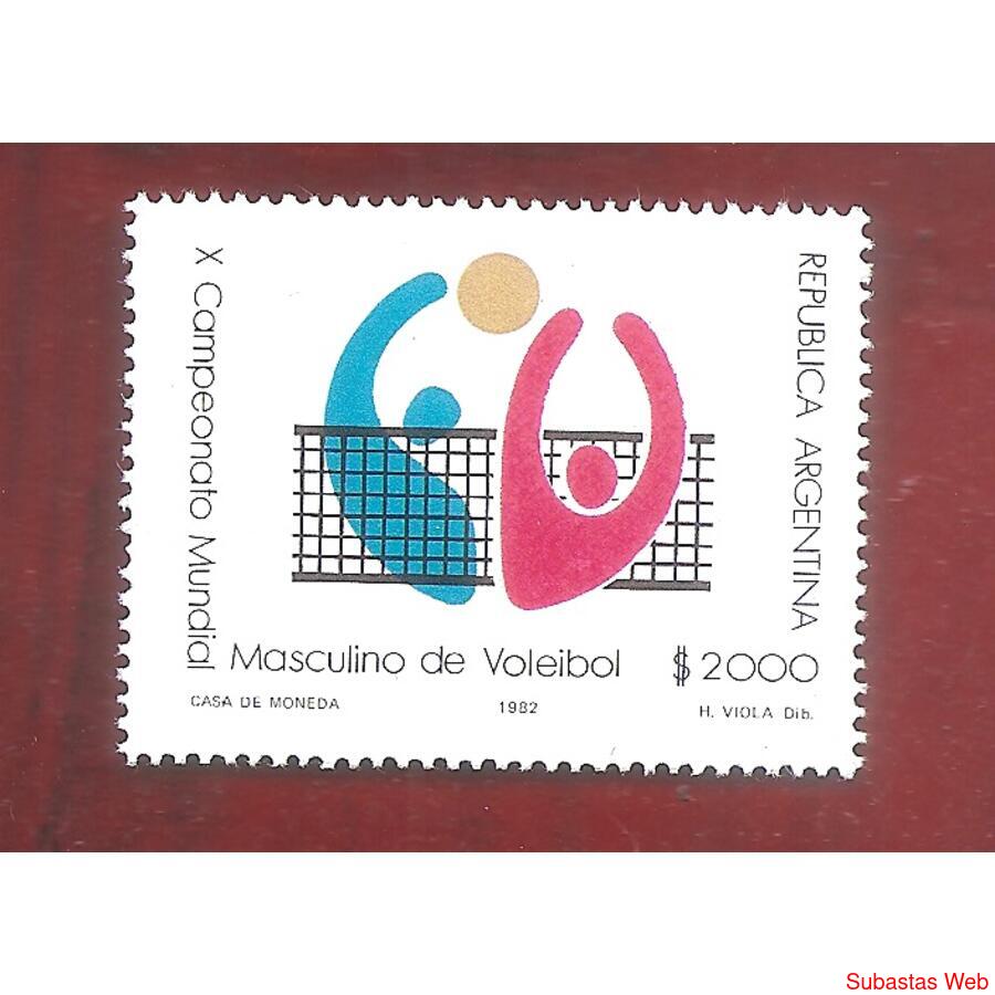 ARGENTINA 1982(1370) MUNDIAL DE VOLEIBOL  MINT