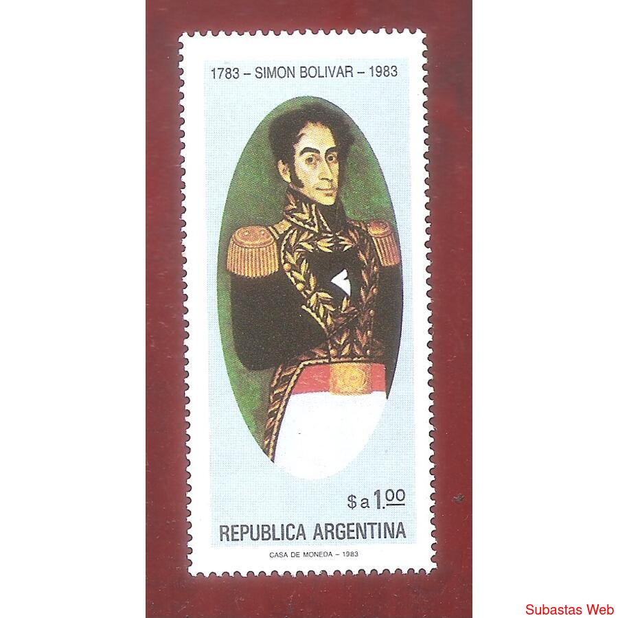 ARGENTINA 1983(1422) SIMON BOLIVAR  MINT